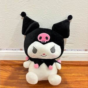Kuromi plush 
Cute Plush Toy with Black and Pink Accents